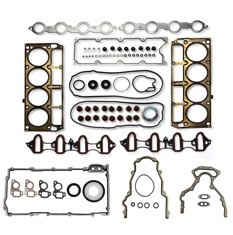 Vincos MLS Full Cylinder Engine Gasket Set HS26191PT-1 CS9284 Compatible with Chevy/Avalanche/Suburban/Express/Savana 1500 5.3L Silverado/Sierra 1500 Tahoe Yukon 4.8L 5.3L V8 2004 2005 2006 - Image 3